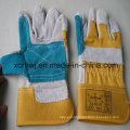 Short Welding Gloves, Safety Working Gloves, 10.5′′patched Palm Leather Gloves, Reinforced Palm Leather Working Gloves, Driver Gloves Supplier